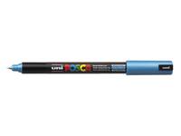 Paintmarker Uni POSCA PC1MR extra fijn metallic blauw