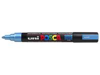 Paintmarker Uni POSCA PC5M medium metallic blauw