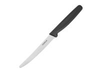 Tomatenmes Hygiplas gekarteld 10cm zwart
