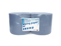 Poetspapier Cleaninq extra groot 2-laags 1000 vel blauw