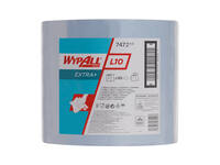 Poetsrol WypAll L10 Extra 1-laags 235mmx380m 1000 vel blauw 7472
