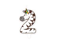 Jungle candle 2 Zebra
