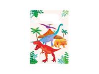 Cadeau tasjes Dino papier 23x16,5cm 6 stuks