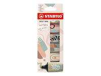 Markeerstift STABILO BOSS naturevibes assorti 6 stuks
