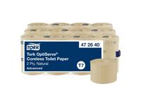 Toiletpapier Tork T7 Advanced Optiserve Coreless 2-laags 94m naturel 472640