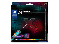 Kleurpotlood Staedtler Norix set à 24 kleuren