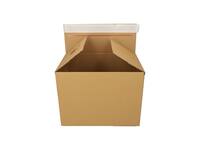 Quickbox IEZZY verstelbare hoogte 229x164x50-115mm B-golf bruin 10st