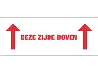 Waarschuwingsetiket IEZZY deze zijde boven 150mmx60mm 500 stuks