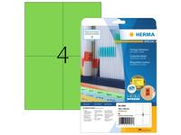 Etiket HERMA 4564 105x148mm groen 80 stuks