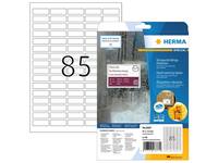 Etiket HERMA 8337 37x13mm weerbestendig wit 2125 stuks