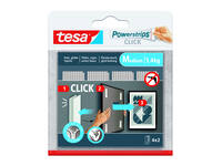 Kleefstip tesa Powerstrips Click Medium 4 paar wit