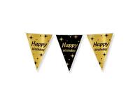Classy Party flags foil Happy Birthday