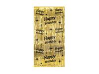 Classy Party Curtain Happy Birthday