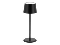 Tafellamp Securit MonteCarlo LED oplaadbaar dimbaar zwart