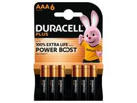 Batterij Duracell Plus Powerboost 6x AAA