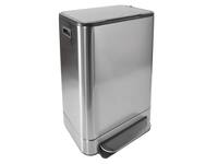 Pedaalemmer Desq 40 liter rvs zilver