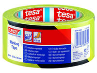 Markeringstape tesa® Professional 60760 PV1 50mmx33m geel-zwart