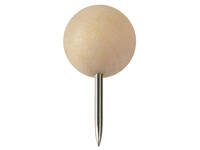 Punaises Nobo hout voor memobord 40 stuks