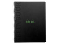 Notitieboek Rhodia Greenbook recycled A5+ lijn 160 pagina's 90gr sc