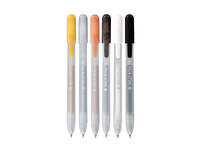 Gelschrijver Sakura Gelly Roll Special 08 klikfunctie set à 6 kleuren