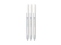 Gelschrijver Sakura Gelly Roll Classic 08 klikfunctie set à 3 stuks wit