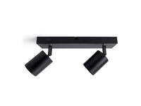 Plafondspot Integral Siena 2 spot IP20 GU10 zwart