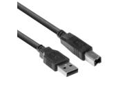 Kabel ACT USB USB-B 2.0 M zwart 3 meter