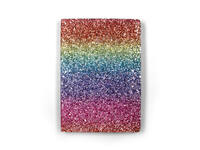 Notitieboek Paperclip Rainbow A5 lijn 96 vel 100gr glitter