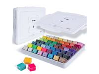 Gouache HIMI 56 kleuren 30gr inclusief neon en matellic opbergbox wit