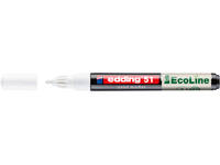 Paintmarker edding 51 EcoLine op waterbasis 1-2mm wit