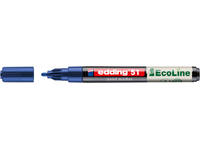 Paintmarker edding 51 EcoLine op waterbasis 1-2mm blauw
