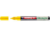 Paintmarker edding 51 EcoLine op waterbasis 1-2mm geel
