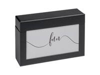 Fotobox walther design Fun 10x15cm 100 foto's zwart