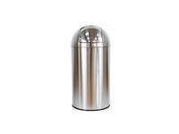 Afvalbak BRASQ Push Bin PB230+ 30 liter rvs