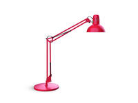 Bureaulamp MAUL Study op voet excl.LED E27 lamp rood
