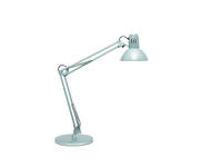 Bureaulamp MAUL Study op voet incl.LED E27 lamp zilver