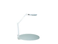 Loeplamp MAUL Crystal LED dimbaar tafelklem lens 234 cm2 wit