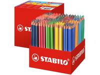 Kleurpotloden STABILO 203 Trio dik assorti classpack à 300 stuks