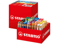 Kleurpotloden STABILO 882 woody 3 in 1 incl 4 slijpers classpack 76st