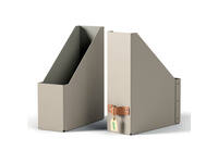 Tijdschriftencassette Leitz Puro set van 2 beige