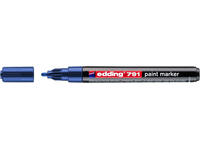 Paintmarker edding 791 op alcoholbasis 1-2mm blauw