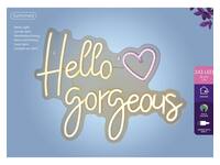 Ledbord Lumineo indoor USB neon Hello Gorgeous