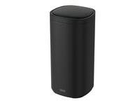 Afvalbak Desq Sensor 50 liter RVS zwart