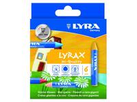 Waskrijt LYRA Lyrax Wax Giants set à 6 kleuren