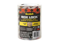 Verpakkingstape Scotch Box Lock 3950-EF 48mmx50m 3 stuks