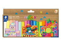 Boetseerklei Staedtler Noris jumbo set à 18 kleuren
