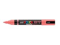 Paintmarker Uni POSCA PC-5BR brushpunt medium koraal