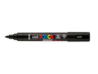 Paintmarker Uni POSCA PC-5BR brushpunt medium zwart