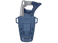 Veiligheidsmes Martor Secunorm 610 XDR trapezium 18mm met holster zilver