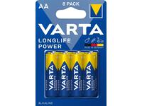 Batterij VARTA Longlife Power 8x AA